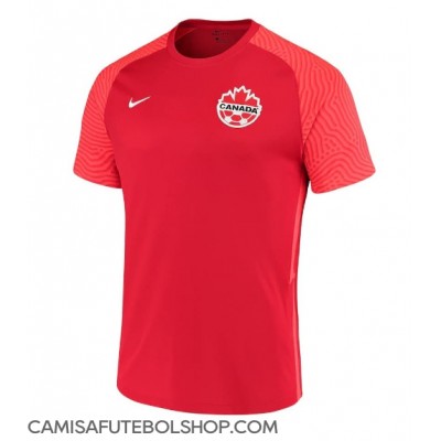 Camisa de time de futebol Canadá Replicas 1º Equipamento Mundo 2022 Manga Curta